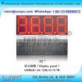 Peru Led Digital Gas Price Display 8.8.8.8 (32 Inch ) R/W/Y/W/B Color thumbnail-1
