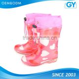 Factory good quality customized color kids boots
