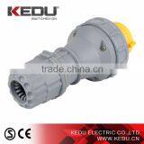KEDU 3Pins IP67 Electrical Plug With CE,SEMKO Certificated thumbnail-1