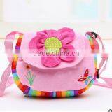 Factory Supply OEM quality Plush Sunflower messenger bag with many colors