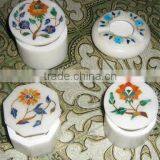 Handcrafted Inlaid Marble Box