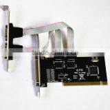 PC Computer PCI TO 1 Port Printer Parallel Port LPT Female,2 Port RS232 COM Serial Port Male Adapter Converter Card,WCH353L Chip thumbnail-3