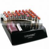 Acrylic/plexiglass Lip Gloss/lipstick Cosmetic Display Stand Holder