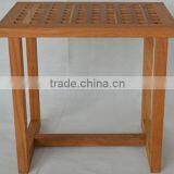 Teak Wooden Comfortable Bathroom Stool FSC Approved thumbnail-2