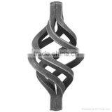 4 or 8 Twisted Wires Wrought Iron Basket For Fence, Gate thumbnail-6
