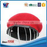 Headwear Fleece Sun Officer Red Military Hat for Men thumbnail-1