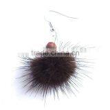 Fashion Silver Feather Cheap Earrings