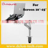 new universal aluminum desk 10" 15"computer bracket tablet mount laptop holder