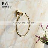 Bathroom Fitting Gold Finishing Brass Great Wall Mounted Towel Ring