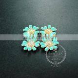 18mm Blue Flower Cabochon Setting Pendant Charm DIY Supplies Findings 1800146 thumbnail-3