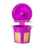 BPA Free Top Quality Keurig 1.0 and 2.0 k Cup Filter Golden