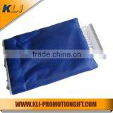 Blue Keep Warm Plastic Car Cleaning Gloves Ice Scraper With Glove