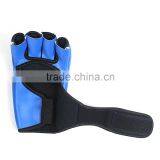 UWIN New MMA Sparring Grappling Boxing Mitts Leather Gloves Black White thumbnail-5