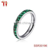 Wholesale Stainless Steel Silver Jewelry Colorful Gemstones Chinese Zodiac rings