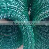 Wholesale BTO-22 Powder Coated Razor Barbed Wire