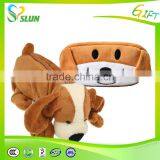 Soft Animal Cow Pencil Case Bags Round Shape Plush Cow Pencil Case thumbnail-4
