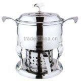 Stainless Steel Deluxe Mini Hot Pot for Single or Double