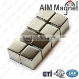 N52 3/8 " x 3/8 " x 3/8 " Block Neodymium Magnet thumbnail-3