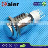 16mm High Round Stainless Steel Push Button Switch