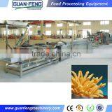 Professional food processing machinery french fries IQF frozen line