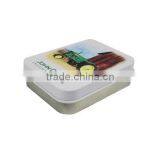 Small White Mini Tin Box thumbnail-1