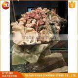 High Quality Reality Polish Natural Jade Fruit Carving thumbnail-3