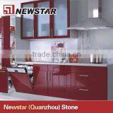 Newstar Custom Red Glossy Painting Kitchen Cabinets thumbnail-1
