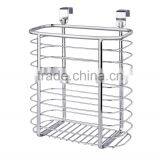 2016 Iron Wire Over Cabinet Door Hanging Kitchen Storage Basket thumbnail-2