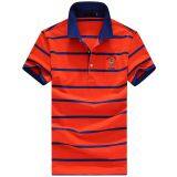 YixigeluoT-shirt Men's Summer 2017 New Men's Stripes, Men's Short Sleeve T-shirt, Brief Men's POLO Lapel T-shirt T-shirt thumbnail-1