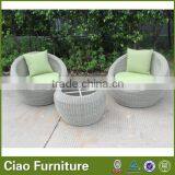 Modern Garden Rattan Coffee Furniture Table Chair Set thumbnail-5