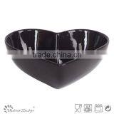 MOQ Low Amounts of Chinese-made Stoneware Bowls, Heart Shape Series Ceramic Bowls, Wholesale High Quality Bowl thumbnail-3