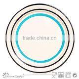Ceramic Hand Painting Plate China Style New Design With Stripes thumbnail-3