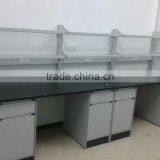 Very Cheap Price Steel Lab Furniture Side Table Work Table With Reagent Rack thumbnail-2