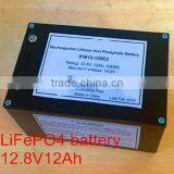 4S8P 18650 Composed li Ion LiFePO4 12V 12Ah Lightweight Battery Pack UL Certificated thumbnail-3
