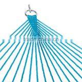 Light Blue Outdoor Double Size Polyster Rope Caribbean Hammock thumbnail-6