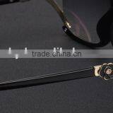 2016Europe Sunglasses Big Box Small Ladies Fashion Fragrant Hill Camellia Driving Glasses Individuality thumbnail-4
