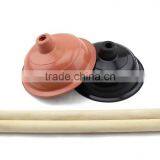 526-38 Rubber Toilet Plunger With Wooden Handle thumbnail-1