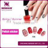 VIVI 12 Pcs Retro Bohemia Wind Waterproof Nail Polish Stickers thumbnail-1