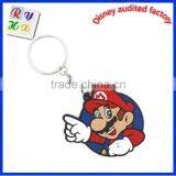 Silicone Metal Key Ring , Lovely Cute Cartoon PVC Silicone Key Ring Chain Tool Gift thumbnail-6