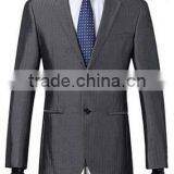 Men Suits For Wedding Blazer Latest Coat With Pant Silver Dark Grey Costume thumbnail-1