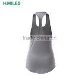 Grey Fitness Tights Elastic Quick-drying Women Yoga Tank Tops in Bulk thumbnail-2