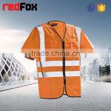 Reflective Roadway Protective Cotton Workwear Bib Pants