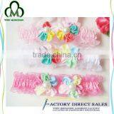 Elegant Kids Girls Party Shiny Faux Pearls Headband Flowers Shape Elastic Headband thumbnail-1