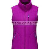 Fashionable Ladies Winter Jackets Warm Waistcoats 100% Polyester Polar Fleece Cheaper Customized Zip-up Jackets thumbnail-4