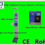 DHM-15B Ultrasonic Coin Operated Height and Weight Scale With BMI Blood Pressure Machine and Printing thumbnail-4