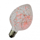 G95 Rose Fairy Lights E27 G95-Strawberry Copper Wire Led Star Collection Bulb thumbnail-1