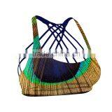 Peacock Feather Eye Heavenly Beautiful Sports Bra thumbnail-1