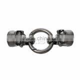 Wholesale Hook Clasps For Leather Bracelet Skull Halloween Gunmetal 6.3cm x 25.0mm2 Sets thumbnail-1