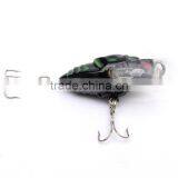 Hot SaLE Excellent Quality 4cm Plastic Fishing Lures Minnow Lure Bass Bait Tackle Hooks thumbnail-5