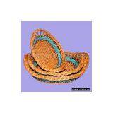 Oval Rattan Basket thumbnail-1